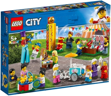 LEGO® 60234 City Stadtbewohner – Jahrmarkt Bauset mit 14 Minifiguren