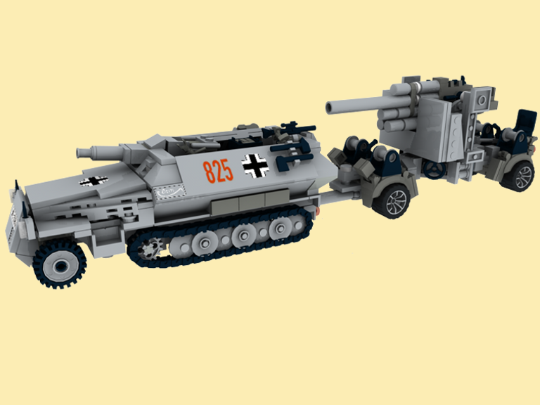 Lego Custom Ww2 Afrikakorps Sdkfz 251 1 5 The Custom Sdkfz Flickr ...