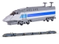 Preview: BlueBrixx Express Train grey blue 3076 parts 102743
