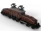 Preview: BlueBrixx Legendary locomotive: Krokodil in brown 1010 parts 102880