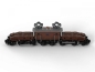 Preview: BlueBrixx Legendary locomotive: Krokodil in brown 1010 parts 102880