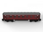 Preview: BlueBrixx Dining Car dark red 699 parts 102958