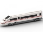 Preview: BlueBrixx Express Train white red 2518 parts 103738