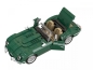 Preview: BlueBrixx Classic 2in1 sports car in dark green from 1088 parts 104002