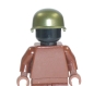 Preview: Minifig.cat Custom WWII soldiers US M 1 Helmet 5 peaces in iron green for LEGO® figures