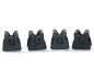 Preview: 4 Brickarms Custom Westen für LEGO® Figuren NEU 4 Stück Polizei Police tan