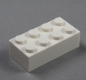 Preview: LEGO brick 2x4 white 3001