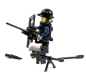 Preview: Custom Figure Police made of LEGO® parts an Custom accessories Shild Police