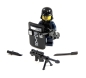 Preview: Polizist aus LEGO® Teilen und Custom Zubehör Waffe Weste Schild Police mit Lampen