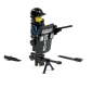 Preview: Polizist aus LEGO® Teilen und Custom Zubehör Waffe Weste Schild Police mit Lampen