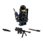 Preview: Custom Figure Police made of LEGO® parts an Custom accessories Shild SWAT