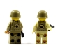 Preview: 2 SWAT Custom Figure from LEGO parts and BrickArms parts tan dark and tan