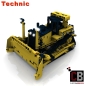 Preview: Custom Bulldozer - Minifigscale Bauanleitung