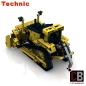 Preview: Custom Bulldozer - Minifigscale instruction