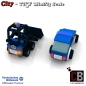 Preview: Custom THW Model instruction - Mini excavator with passenger car