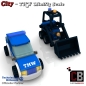 Preview: Custom THW Model instruction - Mini excavator with passenger car