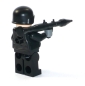 Preview: Custom Figure SWAT soldier with weapen and much Brickarms accessories made of LEGO bricks