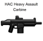 Preview: Brickarms HAC Gun black for LEGO figures