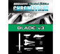 Preview: Custom Brickarms Custom Crome Set Blade v3 7 teilig