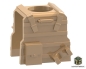 Preview: Combat Brick Wendeweste mit PMags und einem Clip für LEGO® Figuren in der Farbe dark tan