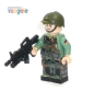 Preview: Custom Figure German Bundeswehr Soldier with Gun made of LEGO bricks
