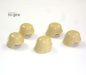 Preview: 5 Minifig.cat Custom MG 0 Helme WW2 für LEGO® Figuren in der Farbe beige