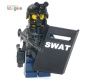 Preview: Custom Figure SWAT soldier made of LEGO bricks