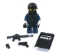 Preview: Custom Figure SWAT soldier made of LEGO bricks