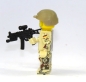 Preview: Custom Figure German Bundeswehr Soldier with Gun made of LEGO R1/R7/F9