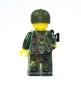 Preview: Custom Figure German Bundeswehr Soldier with Gun made of LEGO R1/R7/F10