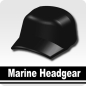 Preview: Minifig.cat Custom soldiers Marine Headgear 5 peaces in black for LEGO® figures