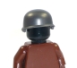 Preview: 5 Minifig.cat Custom US M 1 Helme WW2 für LEGO® Figuren in der Farbe Metallic grau