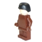 Preview: 5 Minifig.cat Custom LWH leicht Helme für LEGO® Figuren in der Farbe schwarz