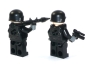 Preview: 2 Custom Figure SWAT soldier with weapen and much Brickarms accessories made of LEGO bricks gun