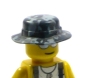 Preview: Custom Militär Boonie Hut camouflage grau braun für LEGO® Figuren hochwertig bedruckt