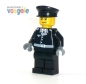 Preview: CB Custom Figure tank crew officer made of LEGO® parts witd Combatbrick accessories R1/R2/F10