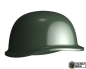 Preview: 5 Combat Brick Custom WW2 Vietnam US Army M1 Stahl Helm für LEGO® Figuren grün