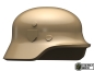 Preview: 5 Combat Brick Custom WW2 Helme für LEGO® Figuren dark tan