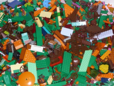 0,5 kg of LEGO, about 300 parts special colors