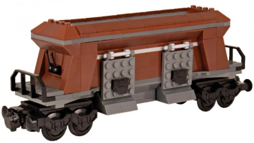 BlueBrixx Railroad Coal Hopper with 253 parts 100846