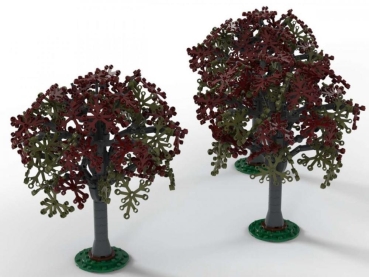 BlueBrixx Beech trees, set of 3 753 parts