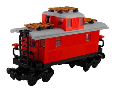 BlueBrixx Classical Western Train Caboose Wagon 376 parts 102895