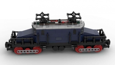 BlueBrixx TrainLocomotive E 70 465 parts