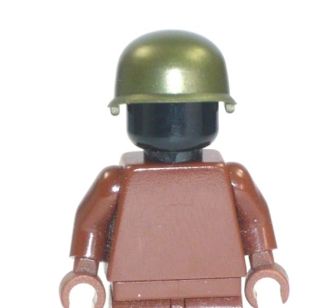 Minifig.cat Custom WWII soldiers US M 1 Helmet 5 peaces in iron green for LEGO® figures