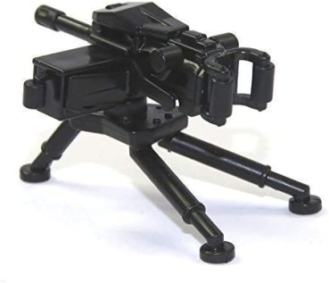 Custom Minifig.cat machine gun MK19 black for LEGO figures