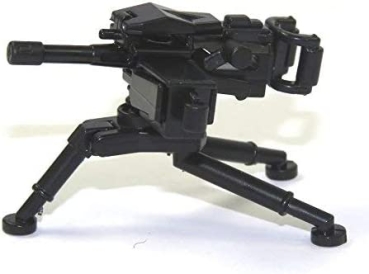 Custom Minifig.cat machine gun MK19 black for LEGO figures