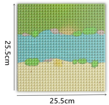 Base plate river and terrain straight 32x32 studs