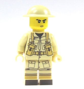 British custom soldier from LEGO® and custom parts