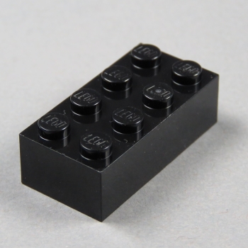 LEGO brick 2x4 black 3001