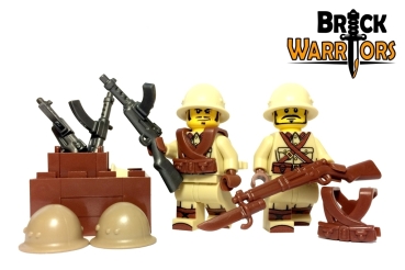 BrickWarriors Japanischer Helm für LEGO Figuren